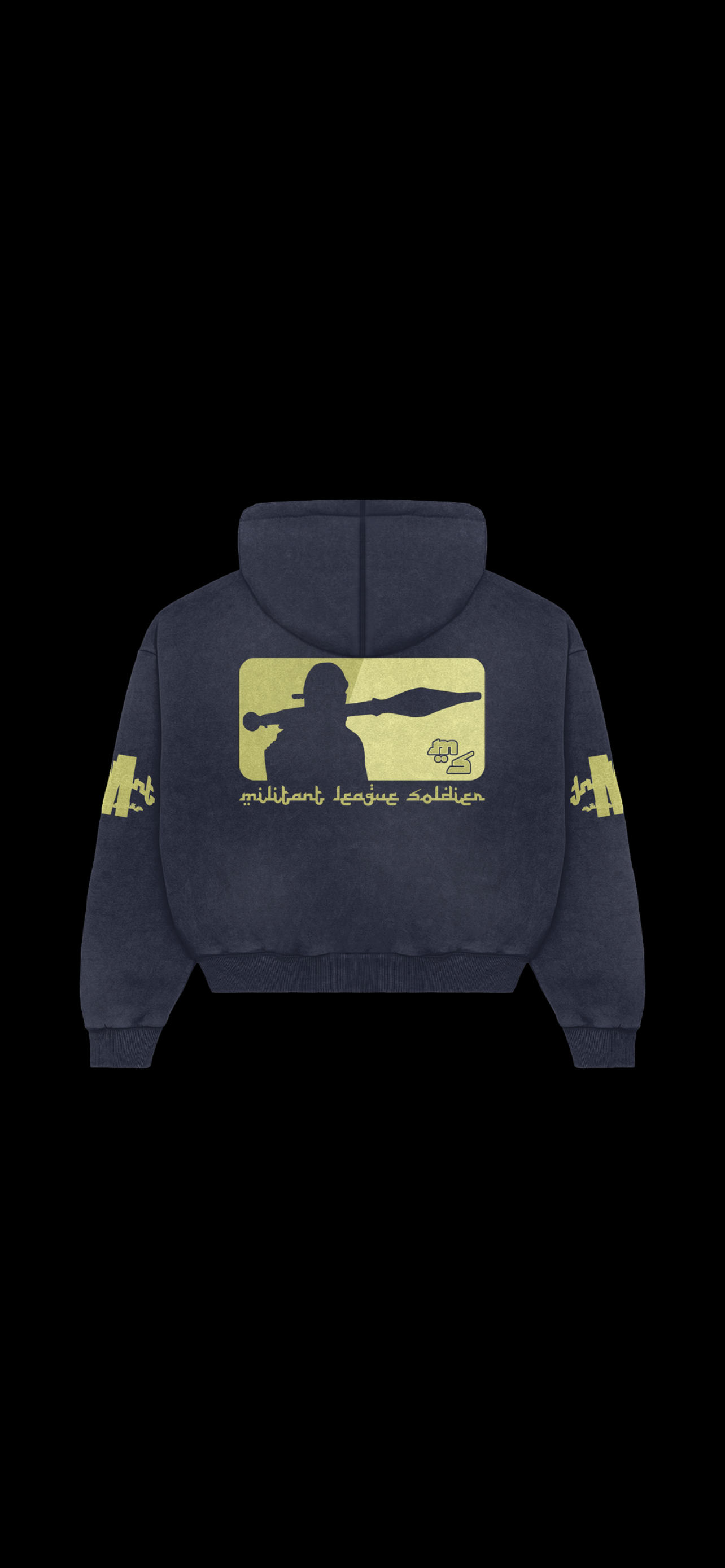 NAVY BLUE SOLDIER ZIP