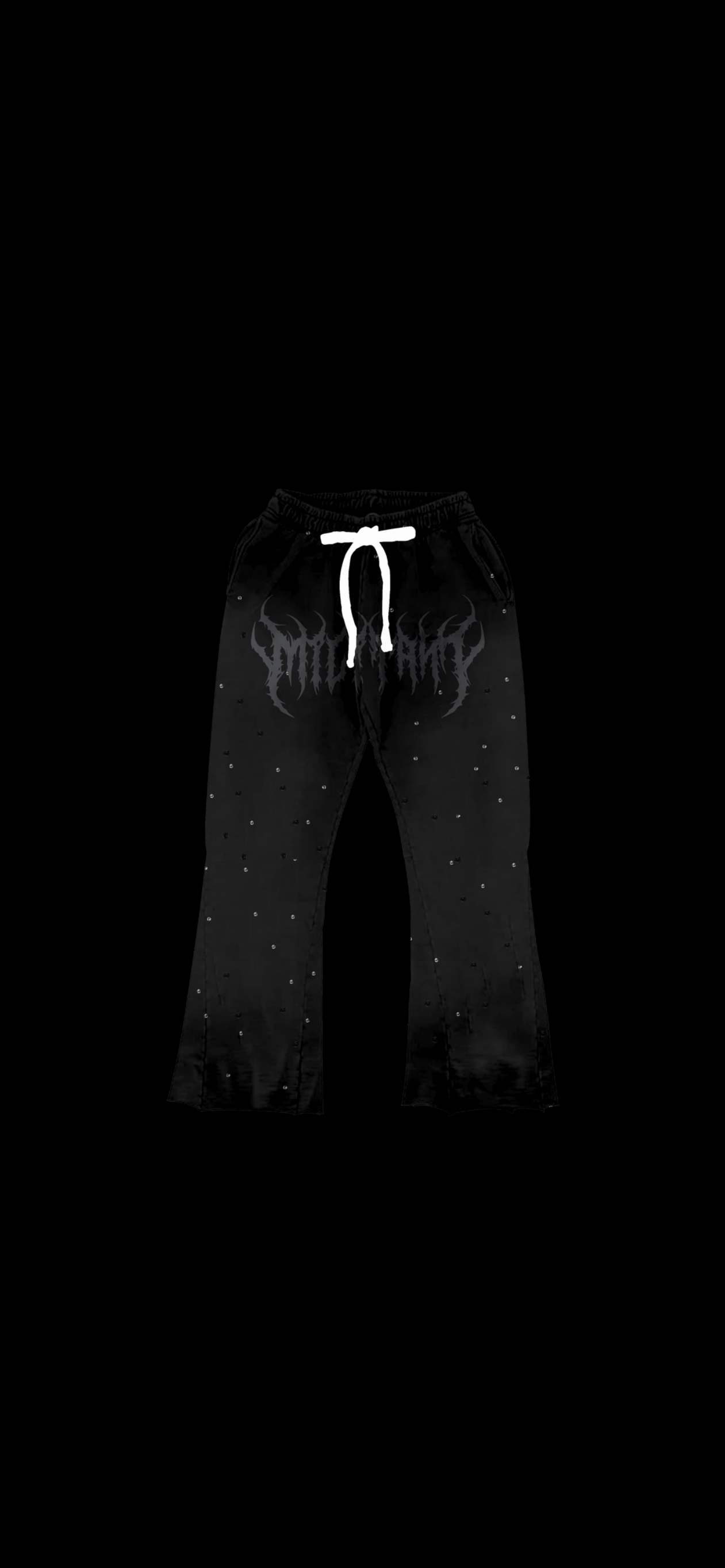 BLACK UNIFORM SWEATPANTS