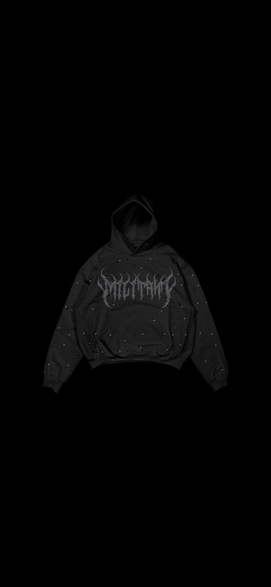 BLACK UNIFORM HOODIE